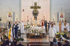 Feier der 1. Heiligen Kommunion in Sankt Maria (Foto: Michael Bohl)